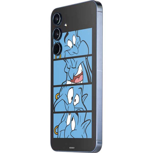 Disney Aladdin Genie Faces Grid Galaxy A55 5G Skin